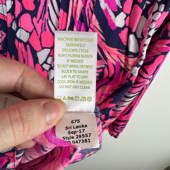 Lilly‎ Pulitzer Womens Sarasota Tunic in A Jungle In Here Sz XXS Vacation Preppy - Picture 8 of 11